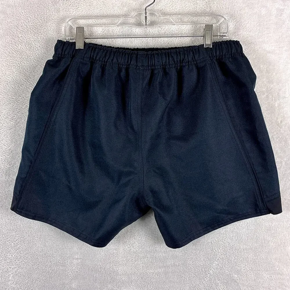 Canterbury Rugby Shorts Mens XL Black Pull On Performance Preppy Workout Gym
